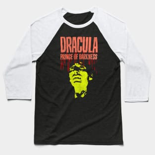 Christopher Lee Vintage Dracula Vampire Horror Baseball T-Shirt